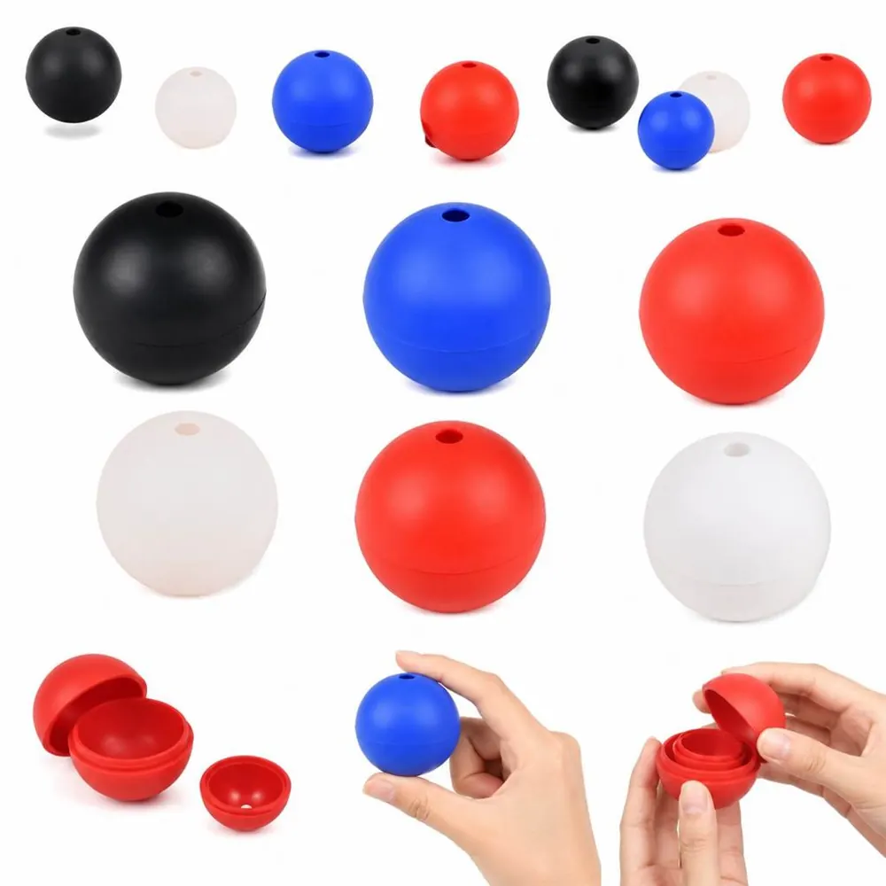 Slow Melt Silicone Ice Mold for Sphere Cubes, Food-Grade 2