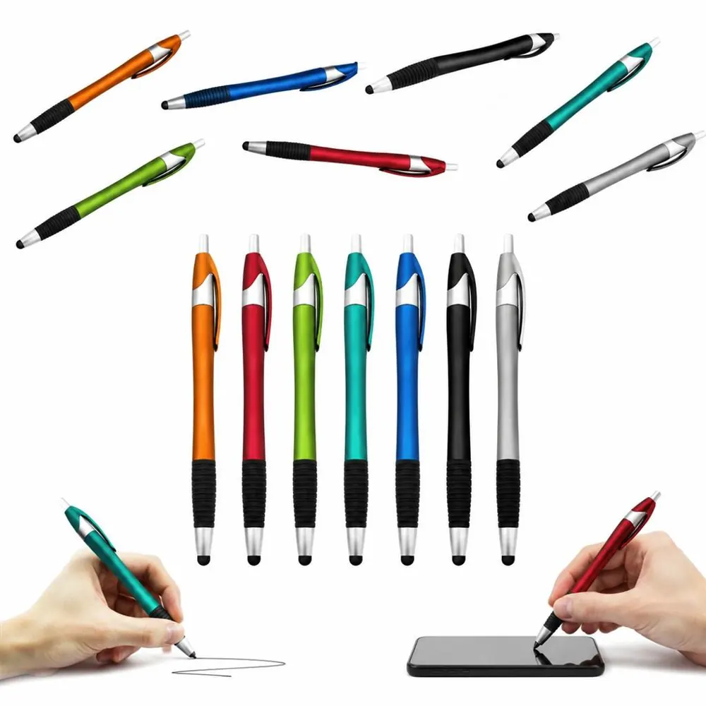 2-in-1 Stylus Pen with Retractable Ballpoint, Fine-Tip 2