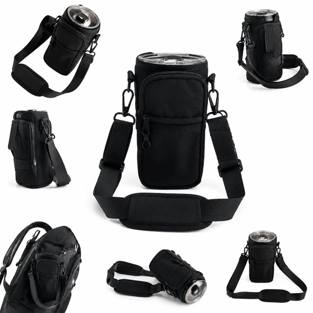 Adjustable Oxford Water Bottle Bag with Strap 2