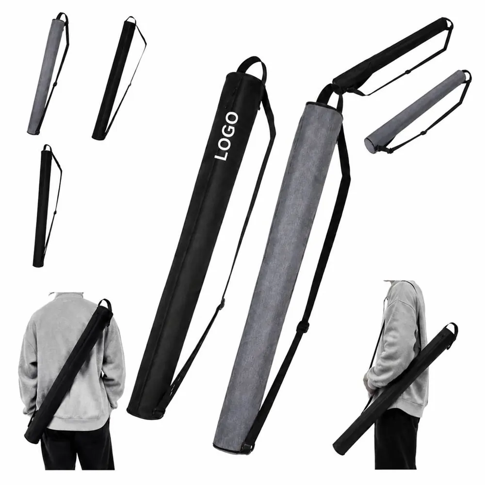 Long Sling Bag with Adjustable Strap, Cylindrical Crossbody