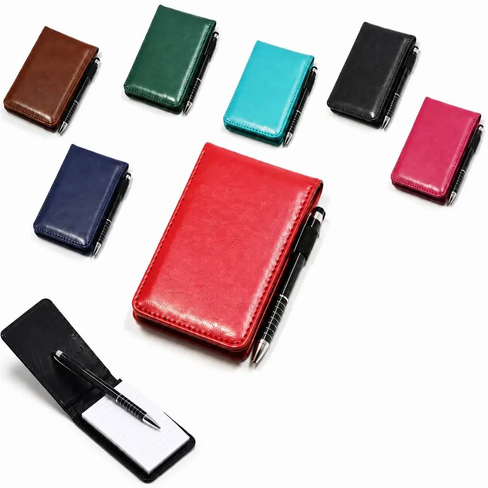 A7 PU Leather Notebook with Pen Holder and Card Slot 2