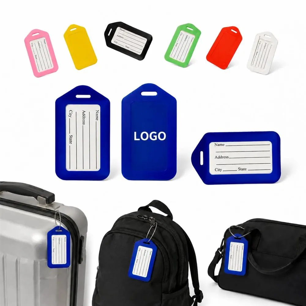 Waterproof PP Luggage Tag Holder with ID Card Slot