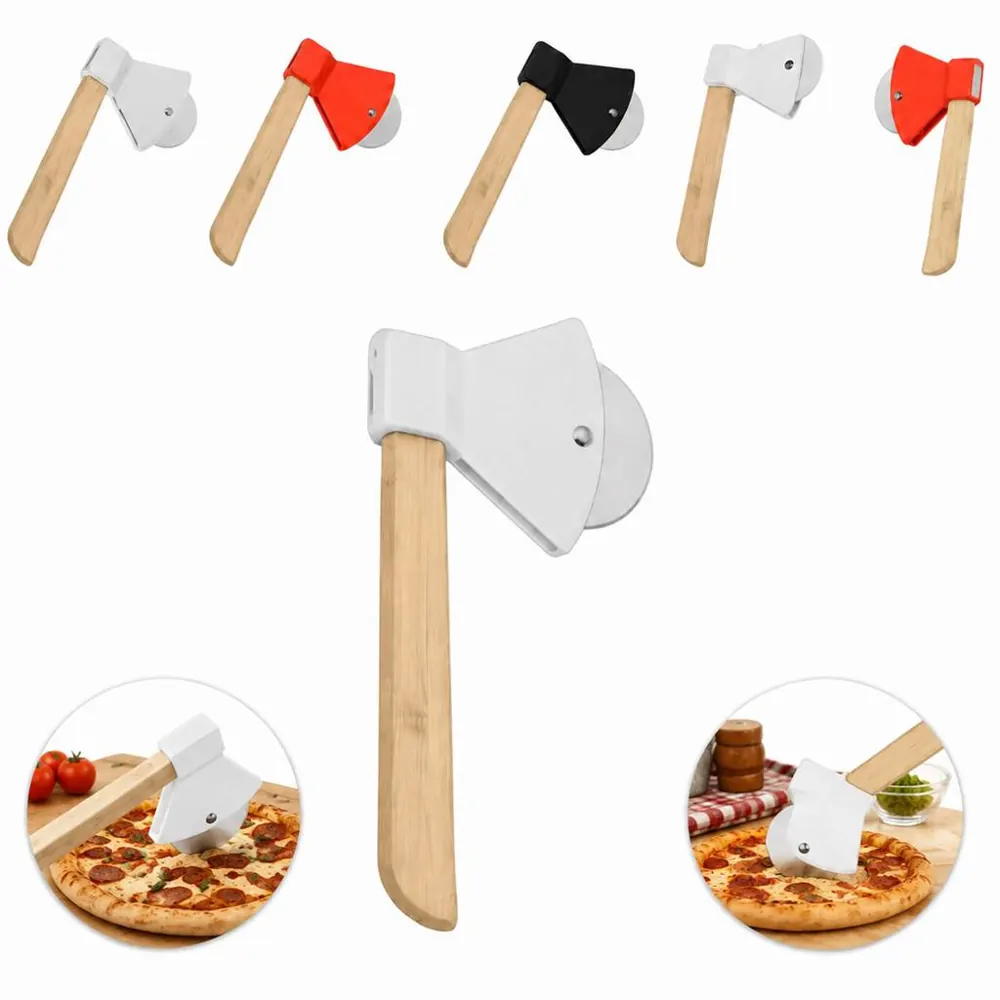 Stainless Steel Pizza Cutter Wheel with Ergonomic Handle 2