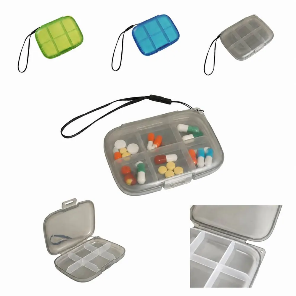 PP Pill Organizer Medicine Storage Box with Secure Latch 2