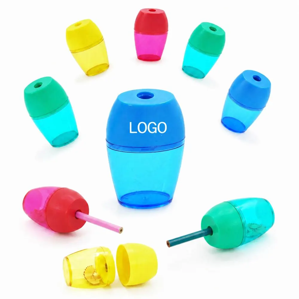 Translucent Single-Hole Pencil Sharpener for Standard