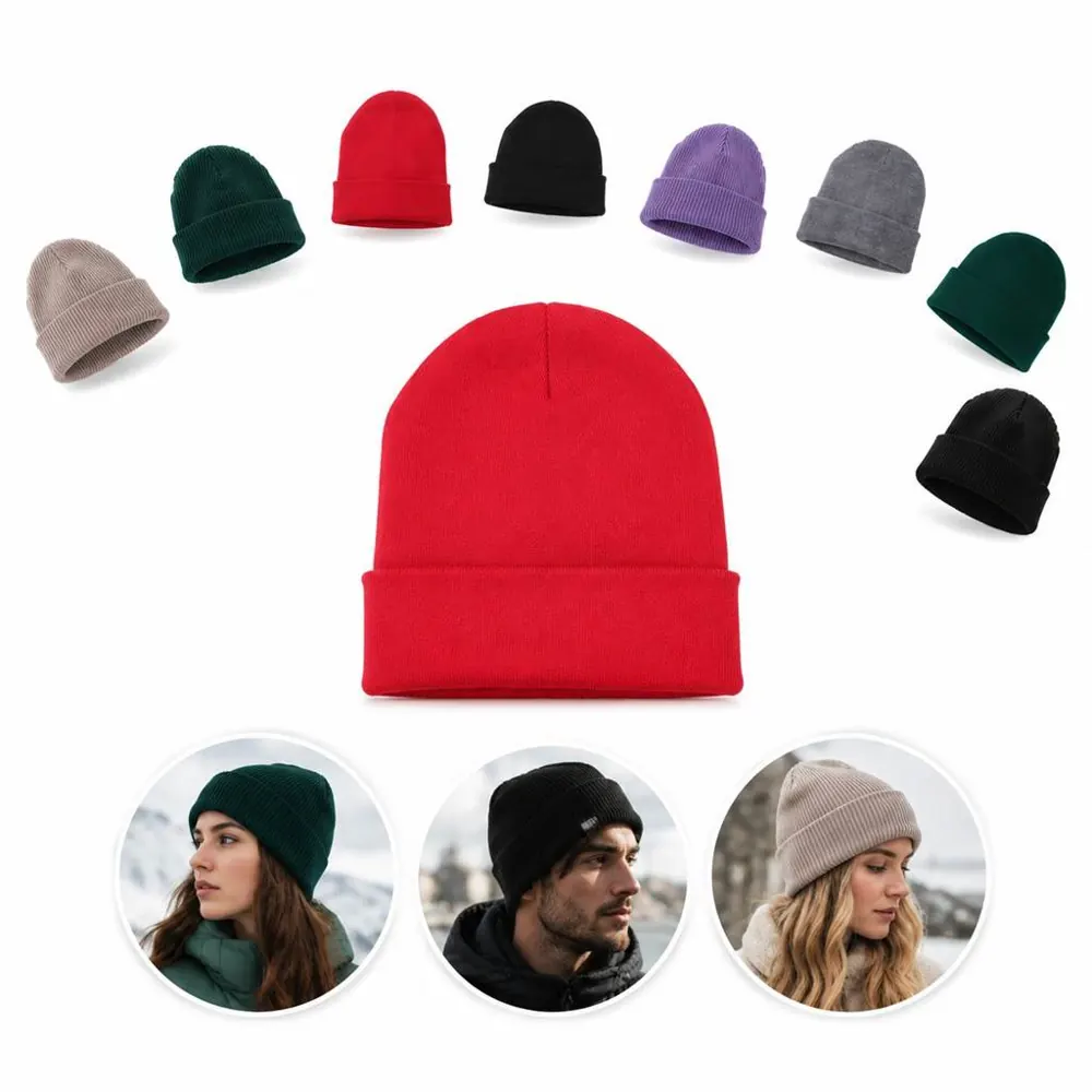 Thermal Knitted Hat for Cold Weather Outdoor Activities 2
