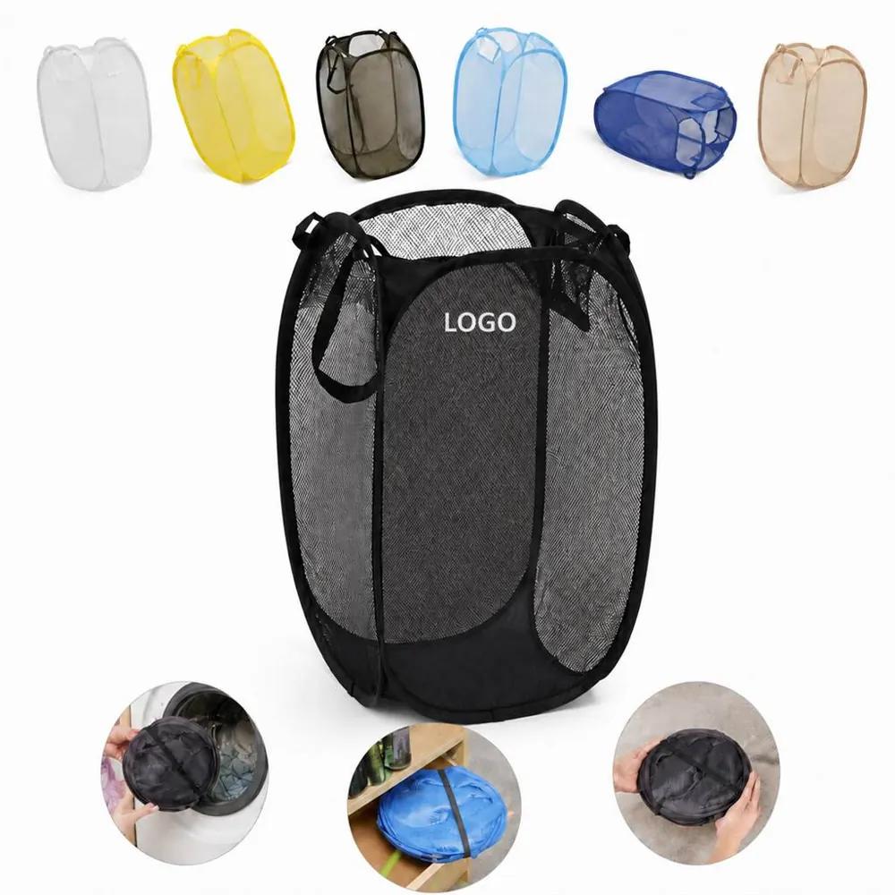 Collapsible Laundry Basket with Foldable Design