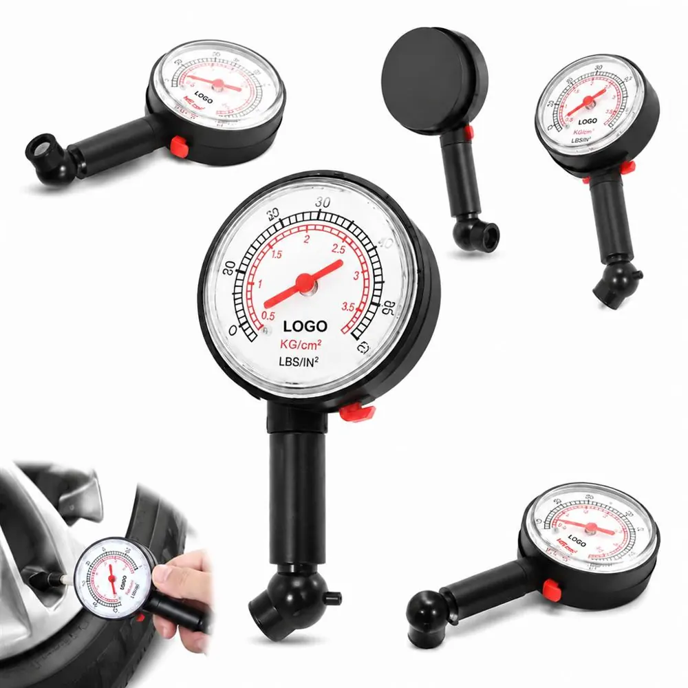 Precision Stainless Steel Tire Pressure Gauge