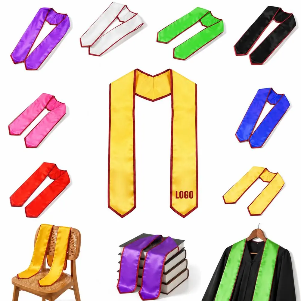 Custom 72-Inch Graduation Sash for Personalized Embroidery