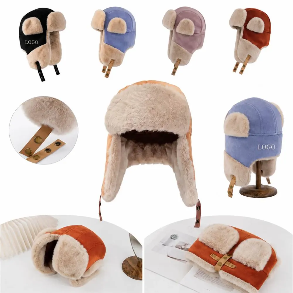 Winter Windproof Aviator Cap Warm Insulated Hat for Cold