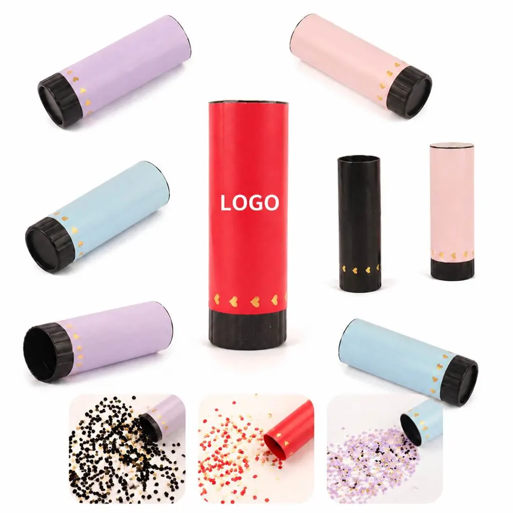 Twist-Activated Confetti Launcher for Parties & Events