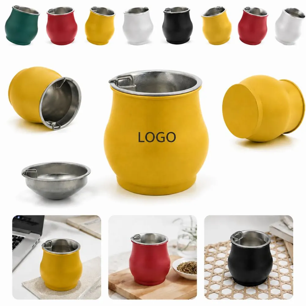 Stainless Steel Funnel Ashtray Portable Leakproof Travel