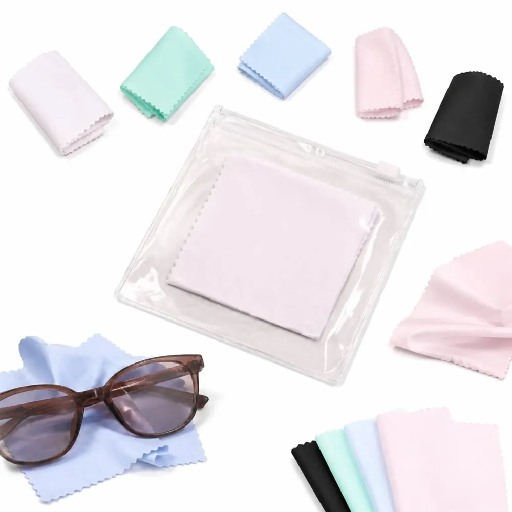 Microfiber Eyeglass Cloth with PVC Storage Bag, Ultra-Soft 2
