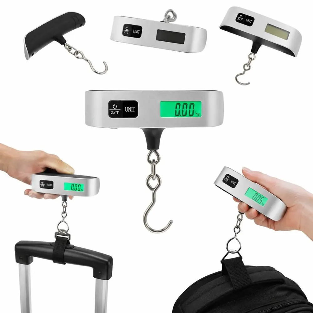 Portable Digital Luggage Scale with Hook for Accurate 2