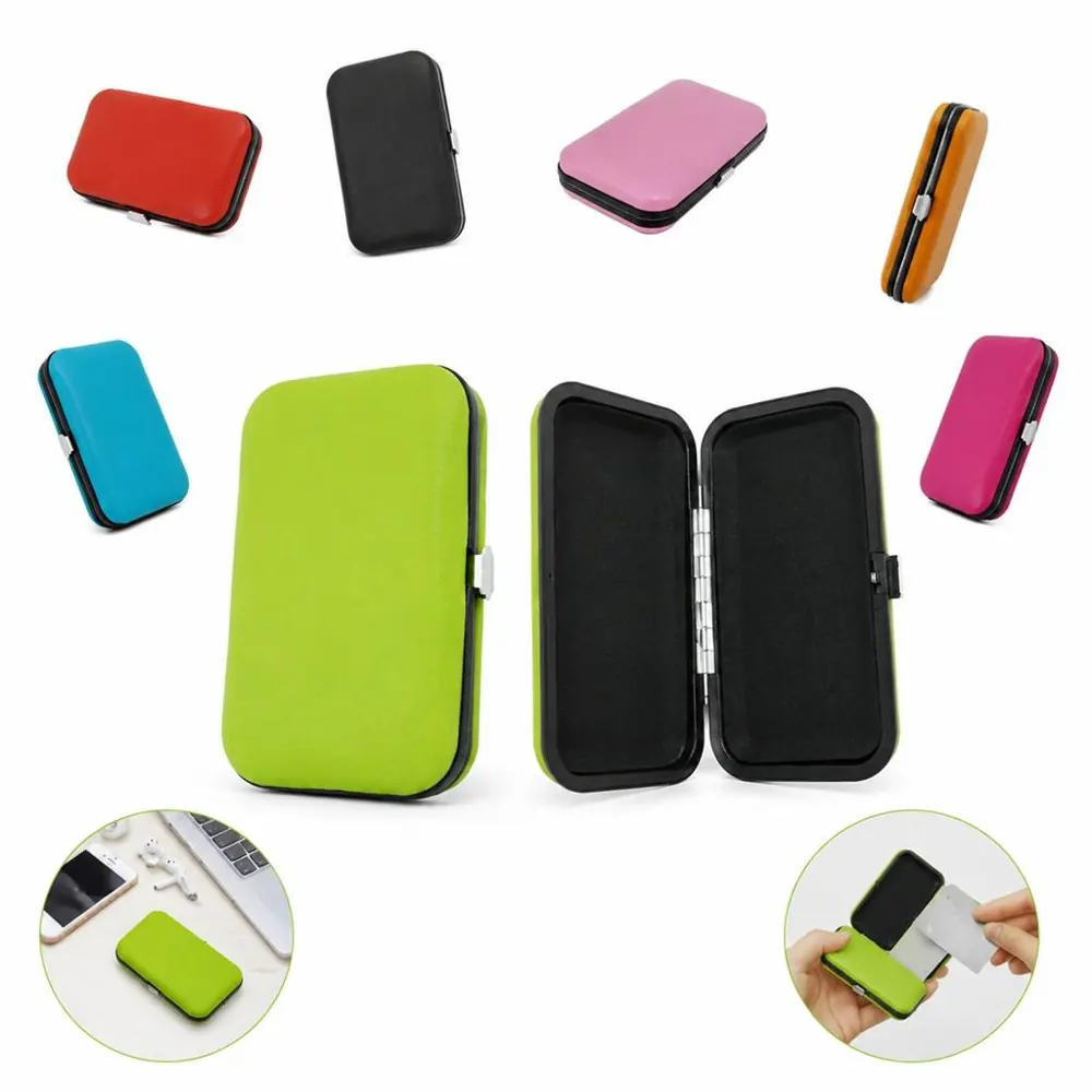 Portable Multi-Color Hard Shell Storage Case with Flip-Top 2