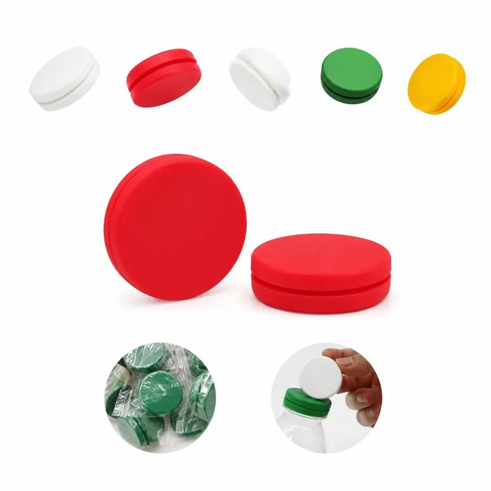 Round Silicone Dampener Shock Absorber with Central Groove 2