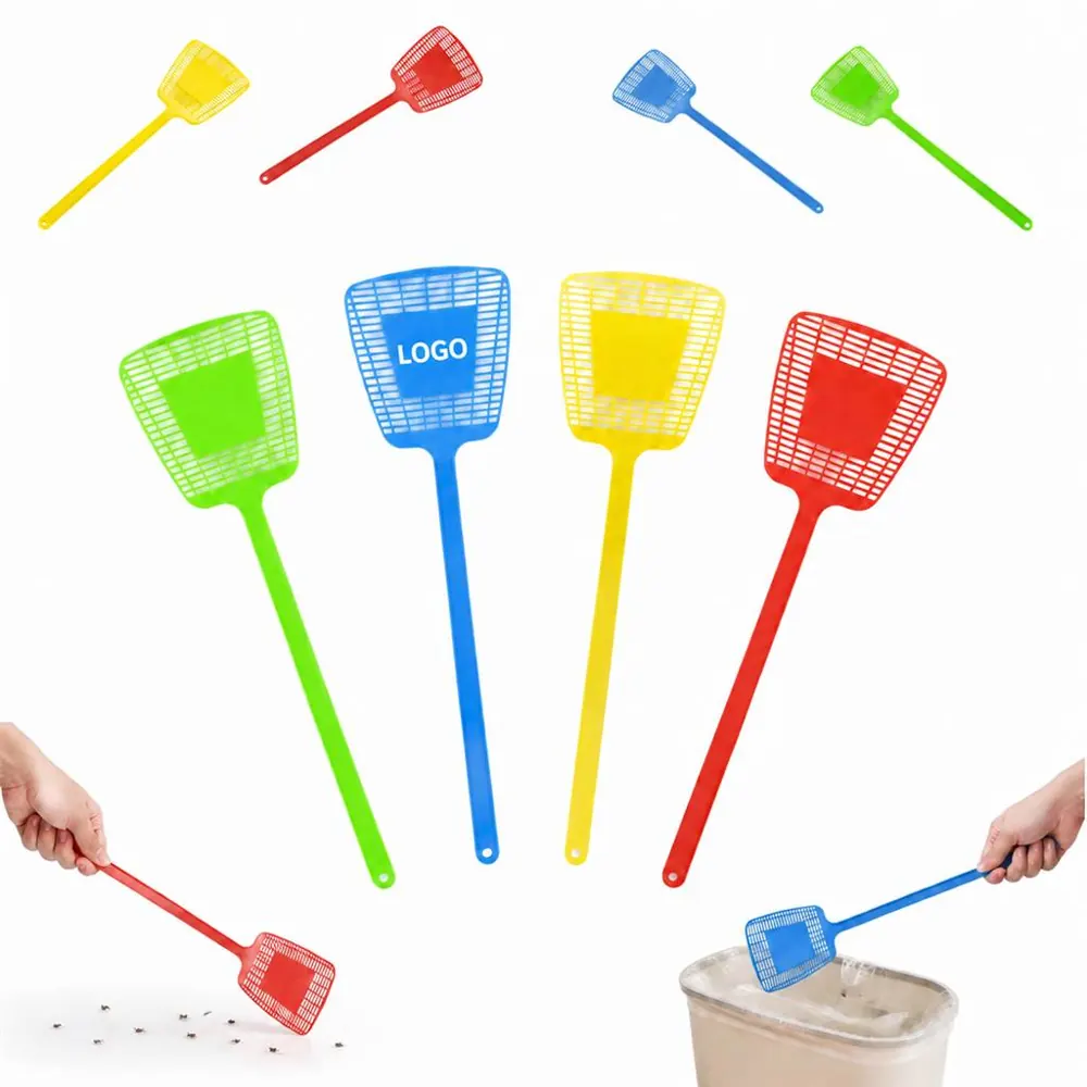 Long Handle Fly Swatter for Indoor and Outdoor Pest Control