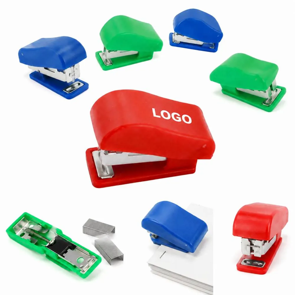 Compact Mini Stapler with Pre-loaded Nails for Light Duty