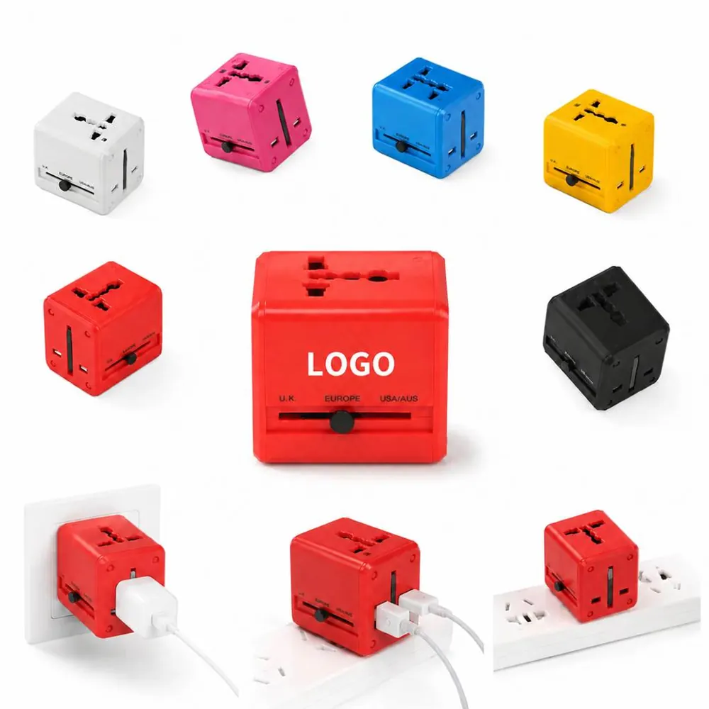 USB 2.1A International Travel Adapter with Surge Protection