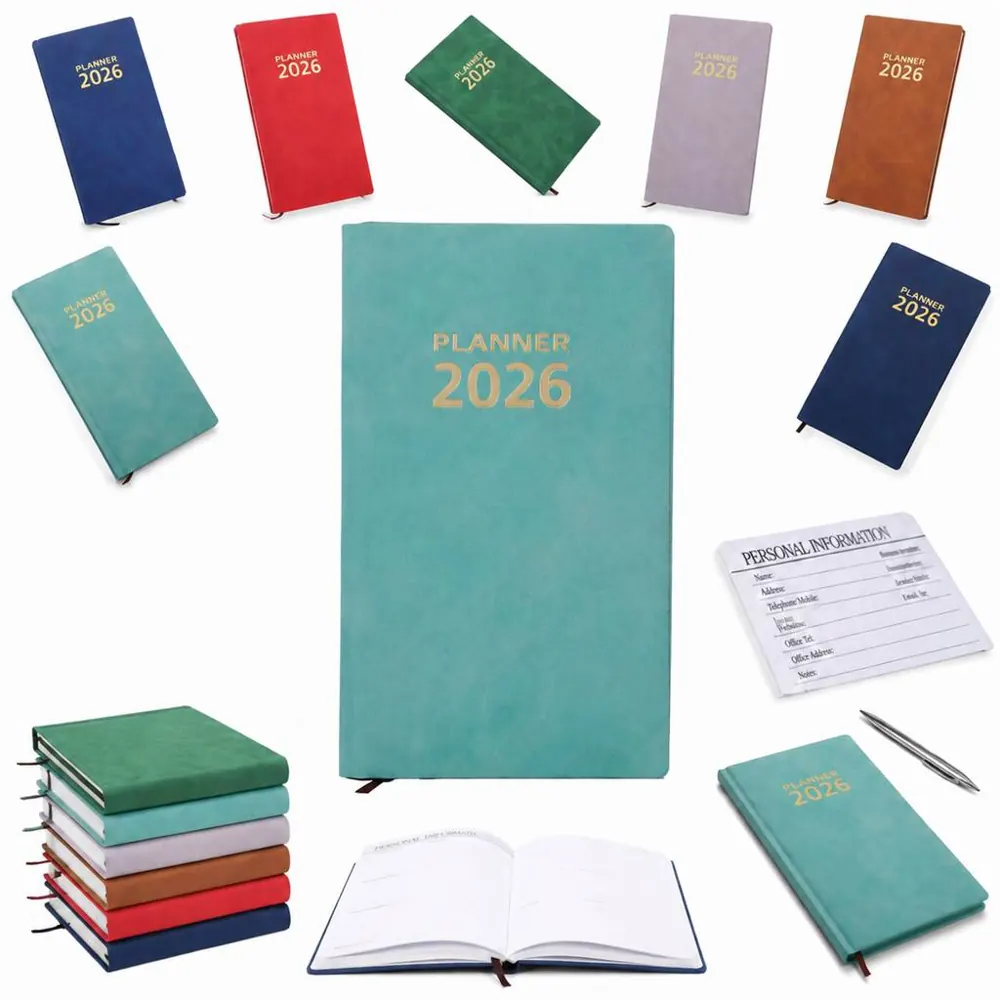 2024 Softcover Yearly Planner with Monthly & Weekly Spreads 2