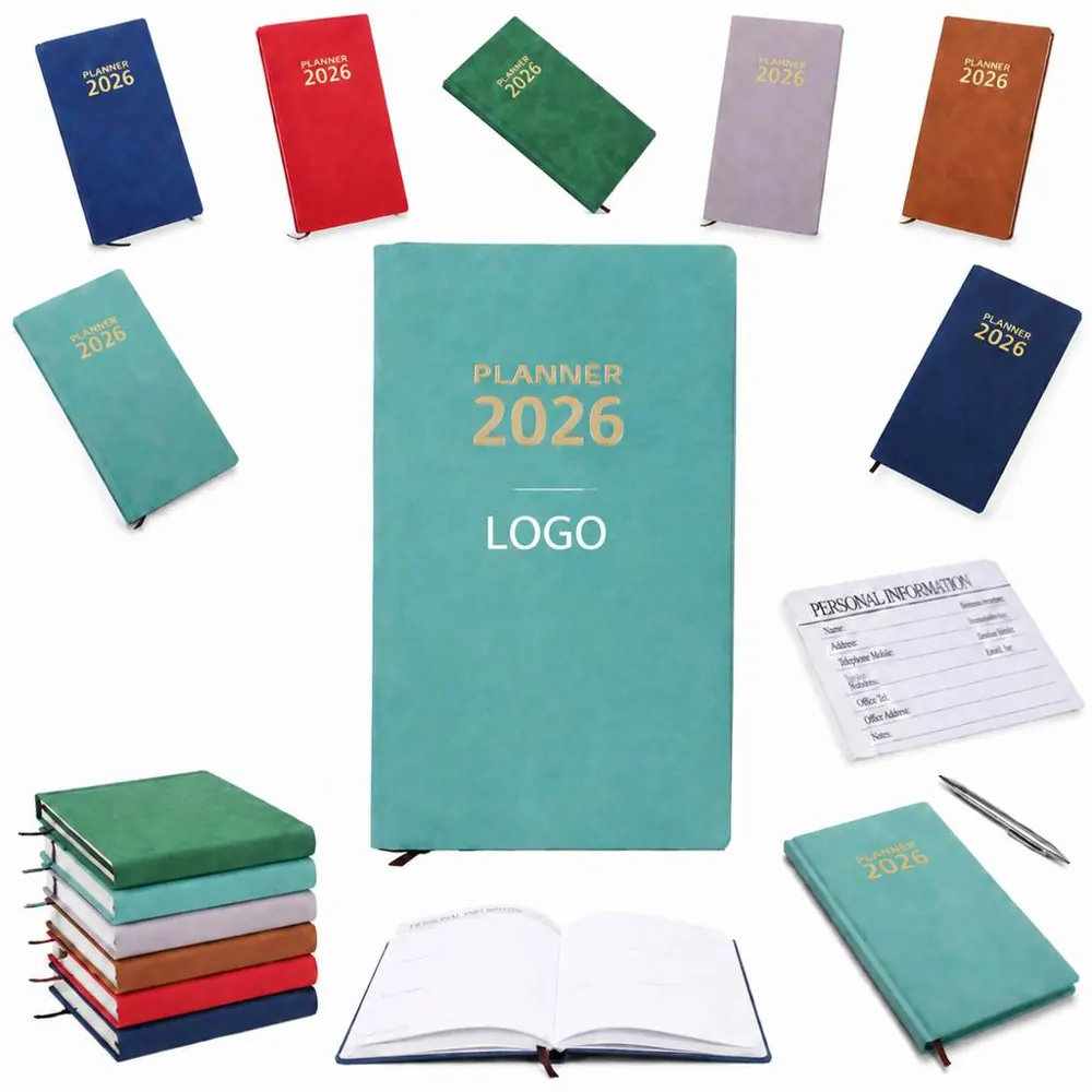 2024 Softcover Yearly Planner with Monthly & Weekly Spreads