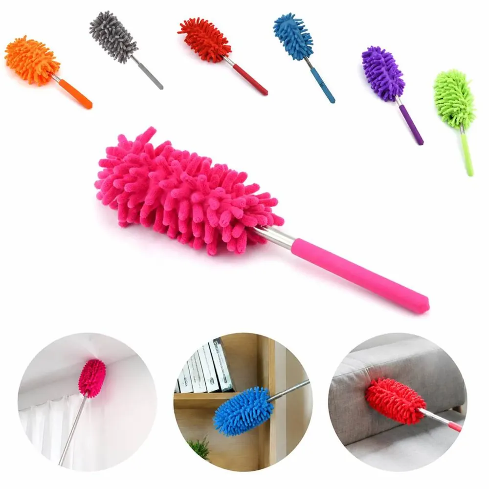 Extendable Microfiber Cleaning Duster for High Reach Dusting 2
