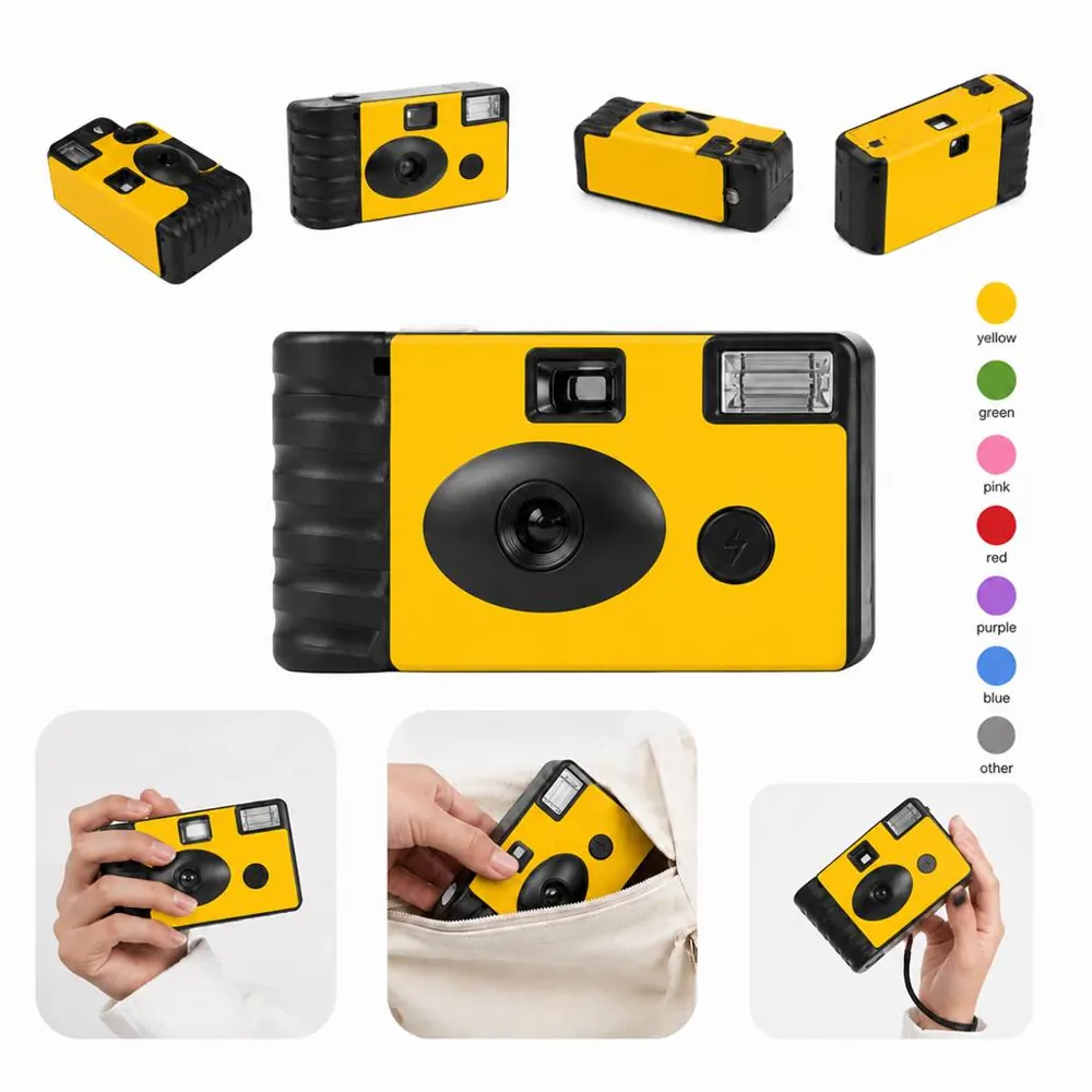 Custom 35mm Disposable Camera, 24 Exposures with Flash 2