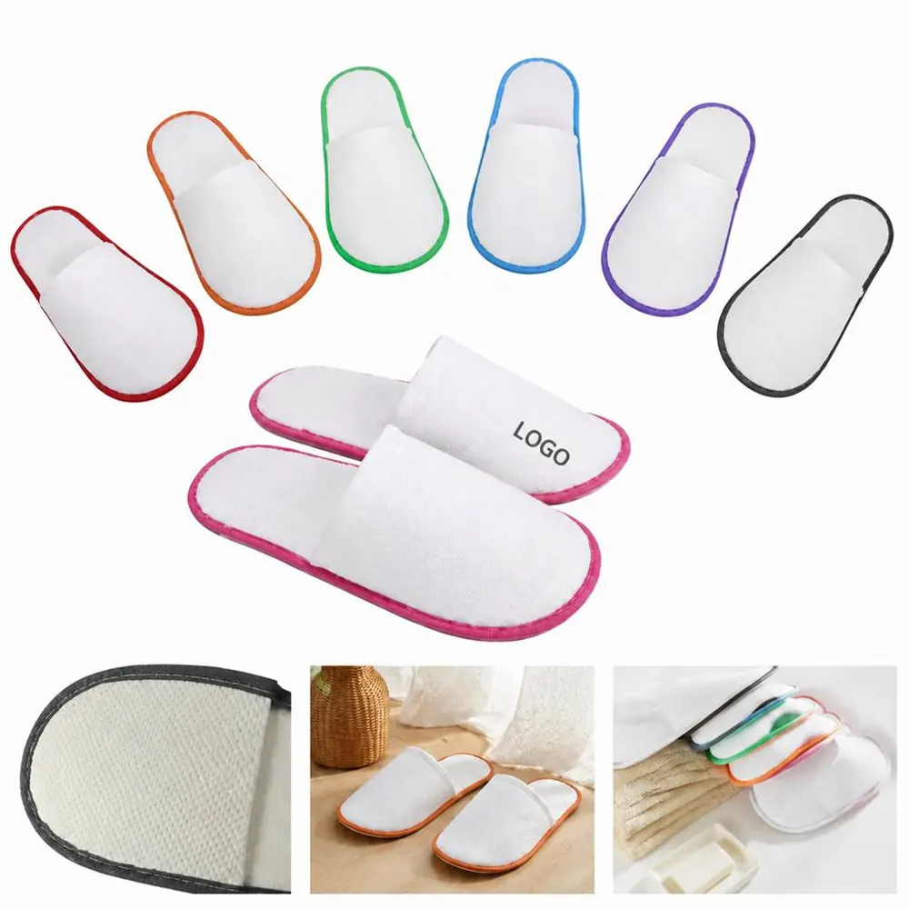 Thickened Disposable Hotel Slippers with Cushioned Sole