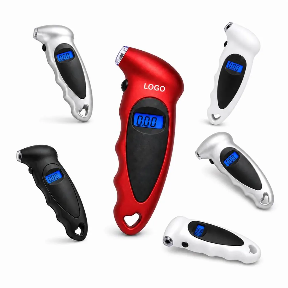 Digital Backlit Tire Pressure Gauge with Auto-Off