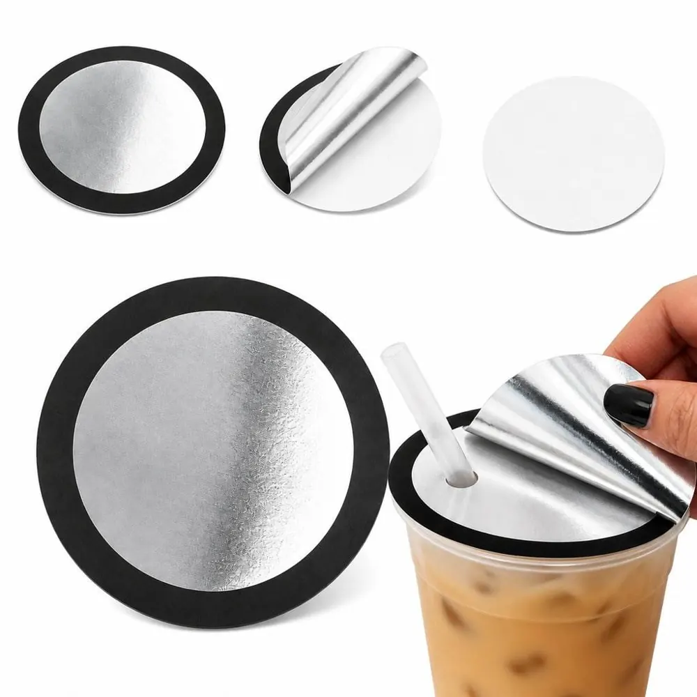 Disposable Drink Lid Stickers Tamper-Proof Seal for Bottles 2