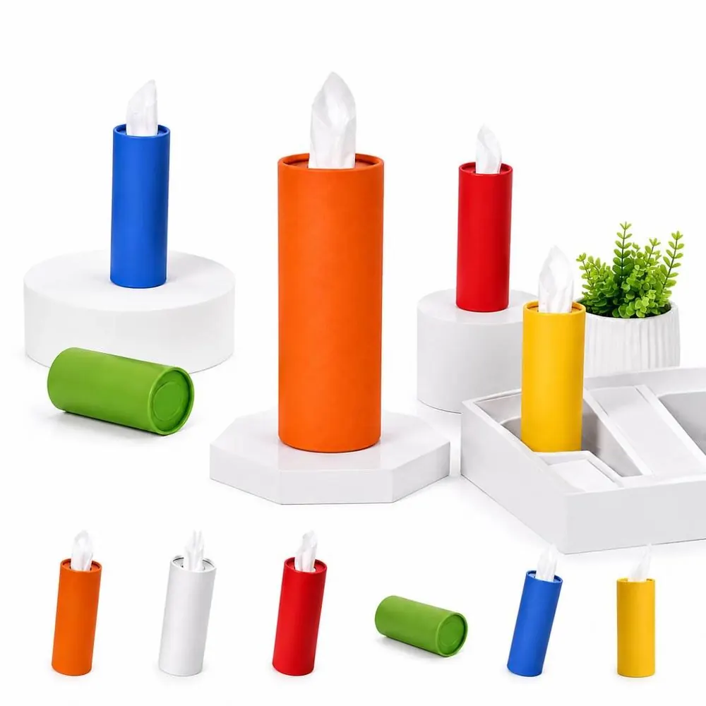 Travel Cylinder Car Tissue Holder for Cup Holder 2