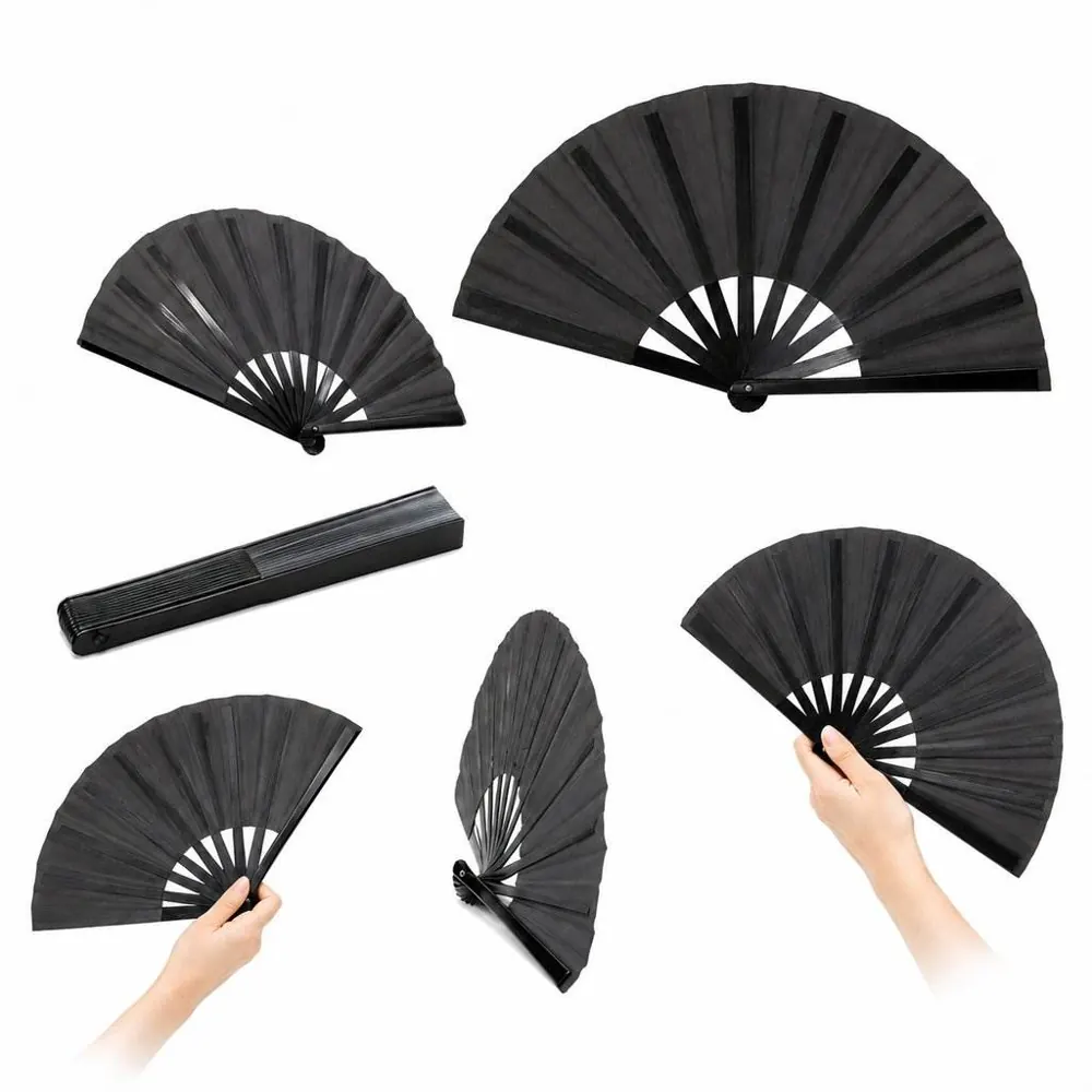 13" Folding Kung Fu Fan for Martial Arts Practice 2