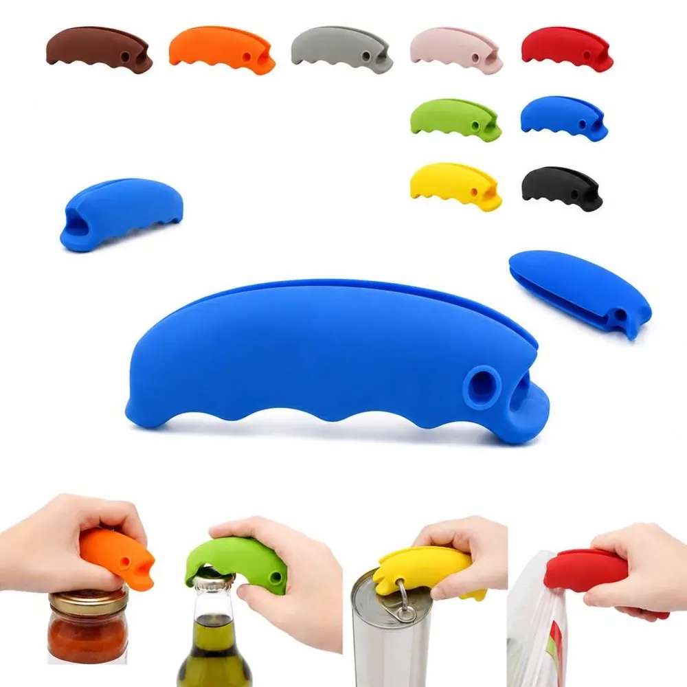 Ergonomic Silicone Grocery Handle, Cushioned Grip for Heavy 2