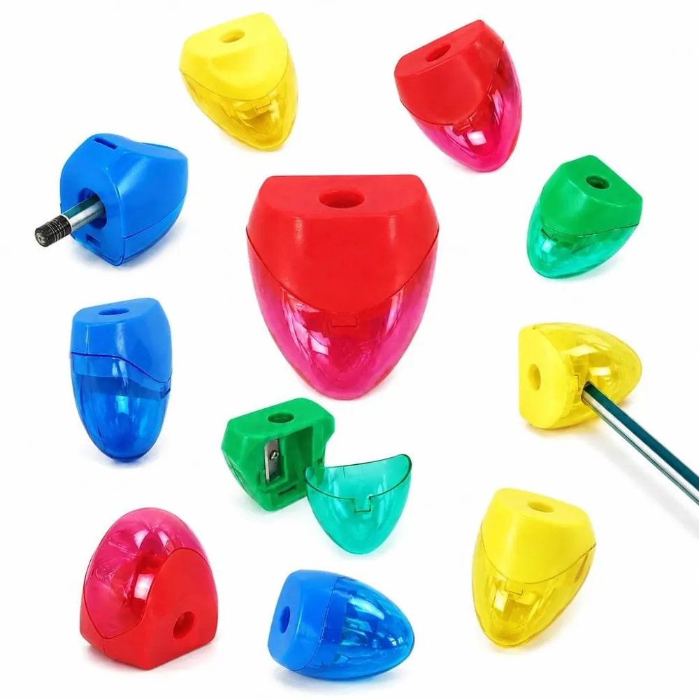 Translucent Pencil Sharpener with Stainless Steel Blade 2