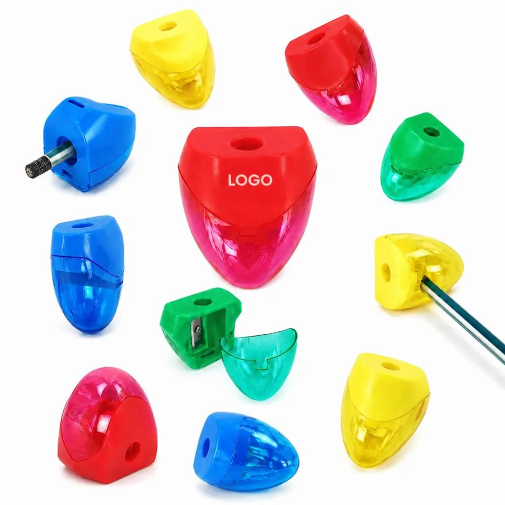 Translucent Pencil Sharpener with Stainless Steel Blade