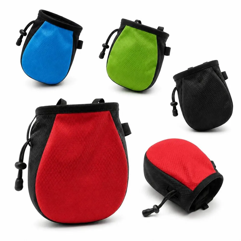 Waterproof Rock Climbing Chalk Bag with Brush Holder 2