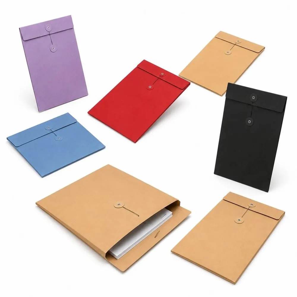 Vintage String-Tie Document Envelope for Secure Storage 2