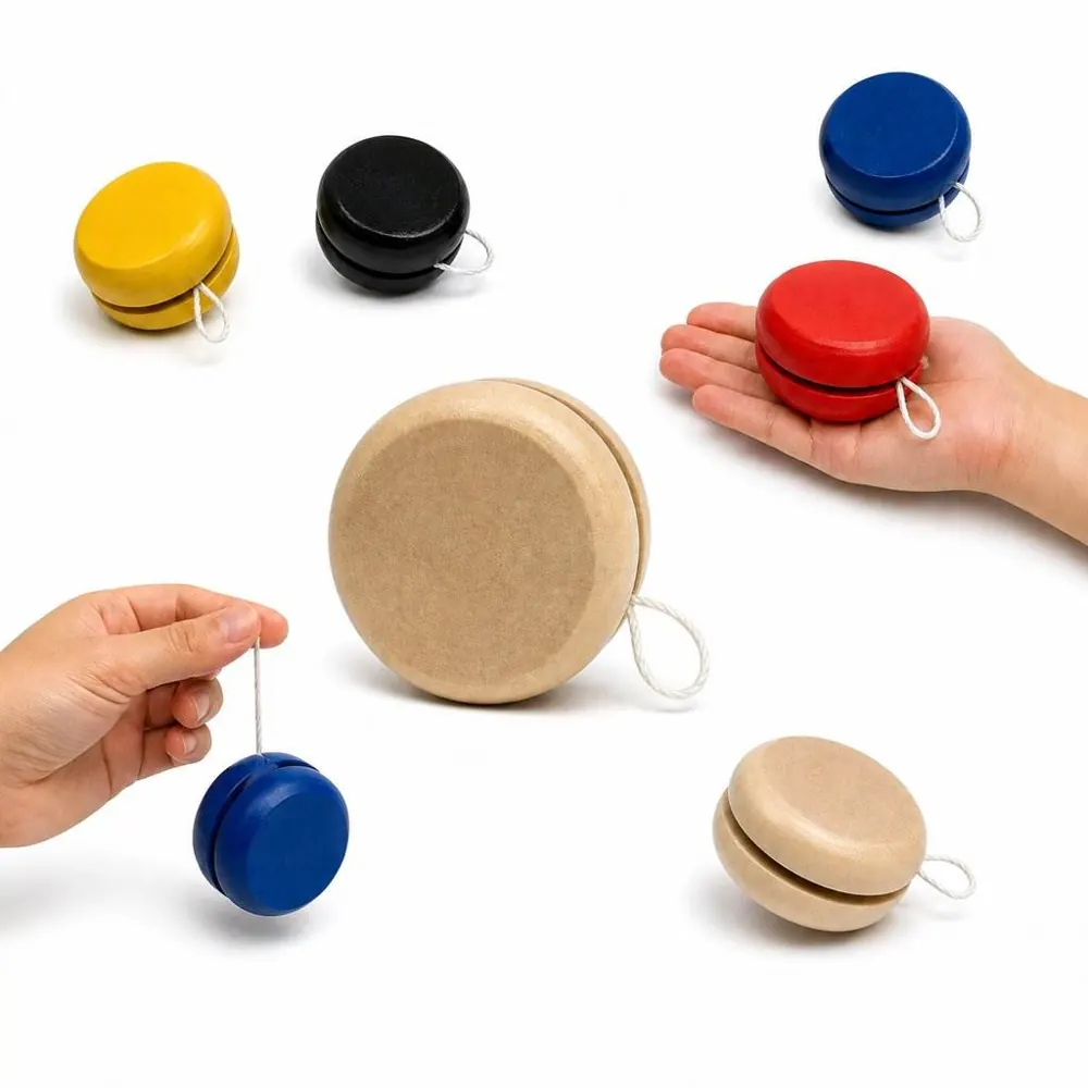 Classic Wooden Yo-Yo with Smooth Spin for Beginners and Pros 2