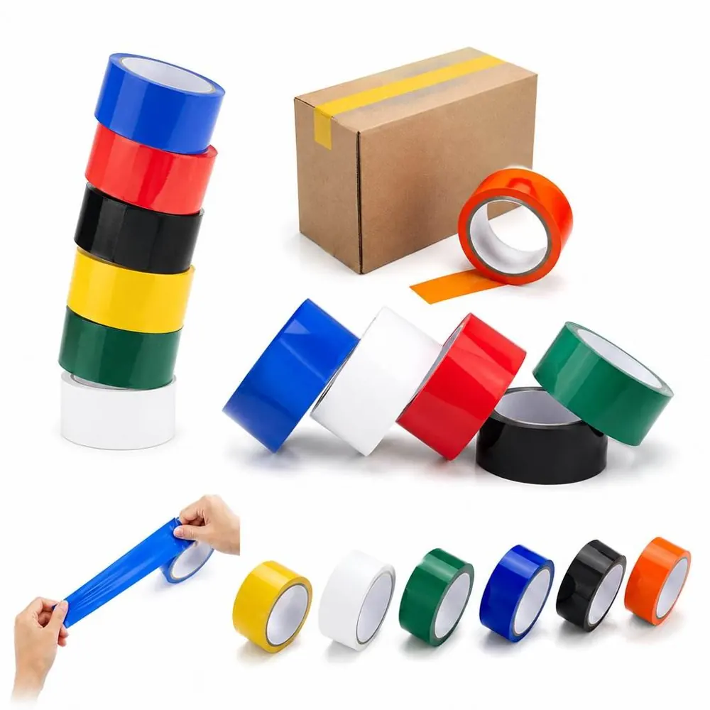 Multicolor Glossy BOPP Packing Tape, Plain, Strong 2