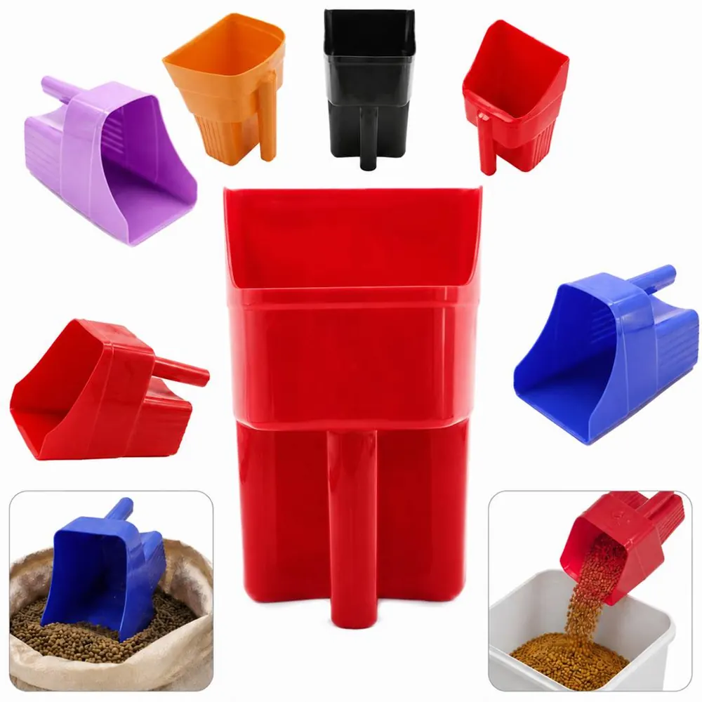 Thickened Polypropylene Feed Shovel with Ergonomic Grip 2