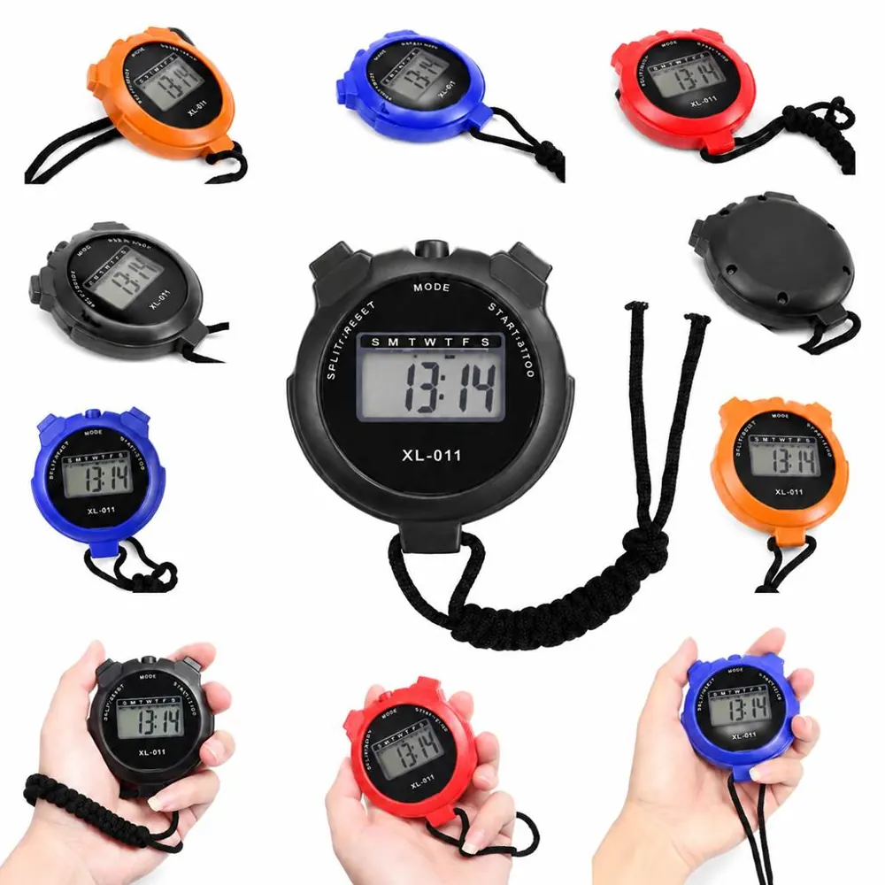 Digital Split Lap Stopwatch with Clear Display for Sports 2