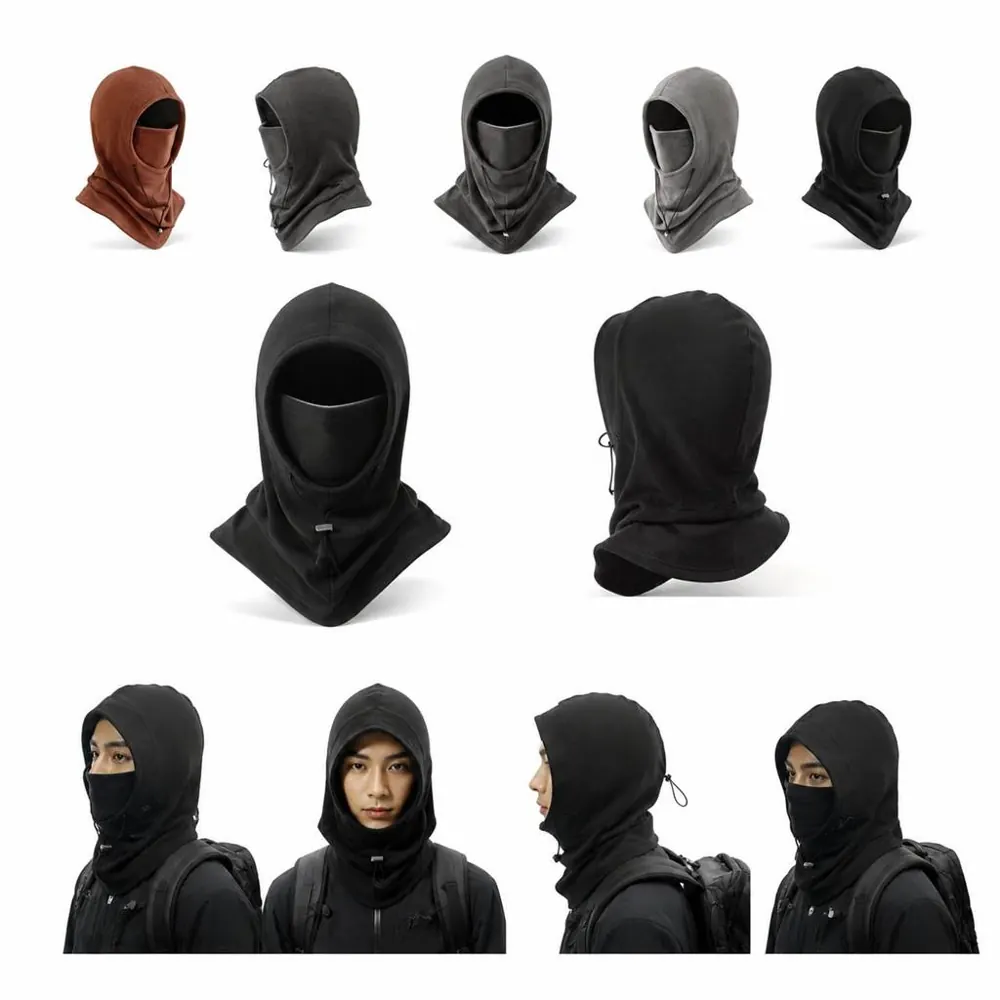 3-in-1 Polar Fleece Balaclava Face Mask with Adjustable Fit 2