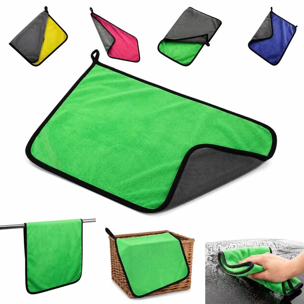 Double-Sided Super Absorbent Coral Fleece Car Wipe Towel 2