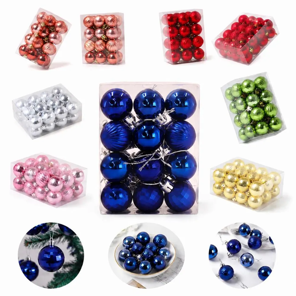 Shatter-Resistant PVC Ornament Balls for Christmas Tree 2