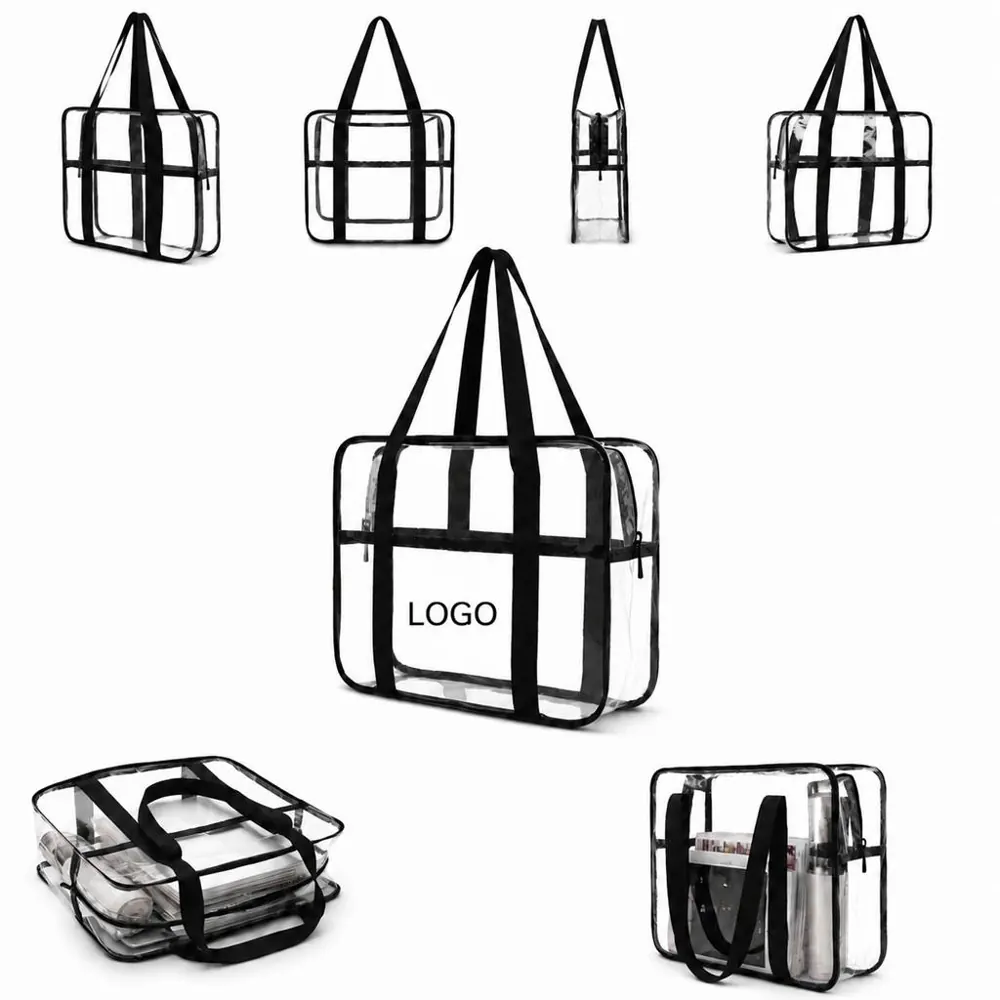 Clear Stadium Tote Bag for Security Checks