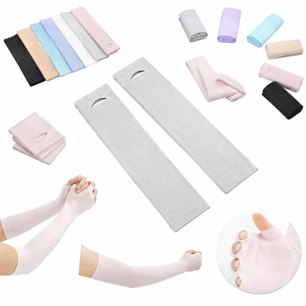 Cooling UV Arm Sleeves for Outdoor Sun Protection 2