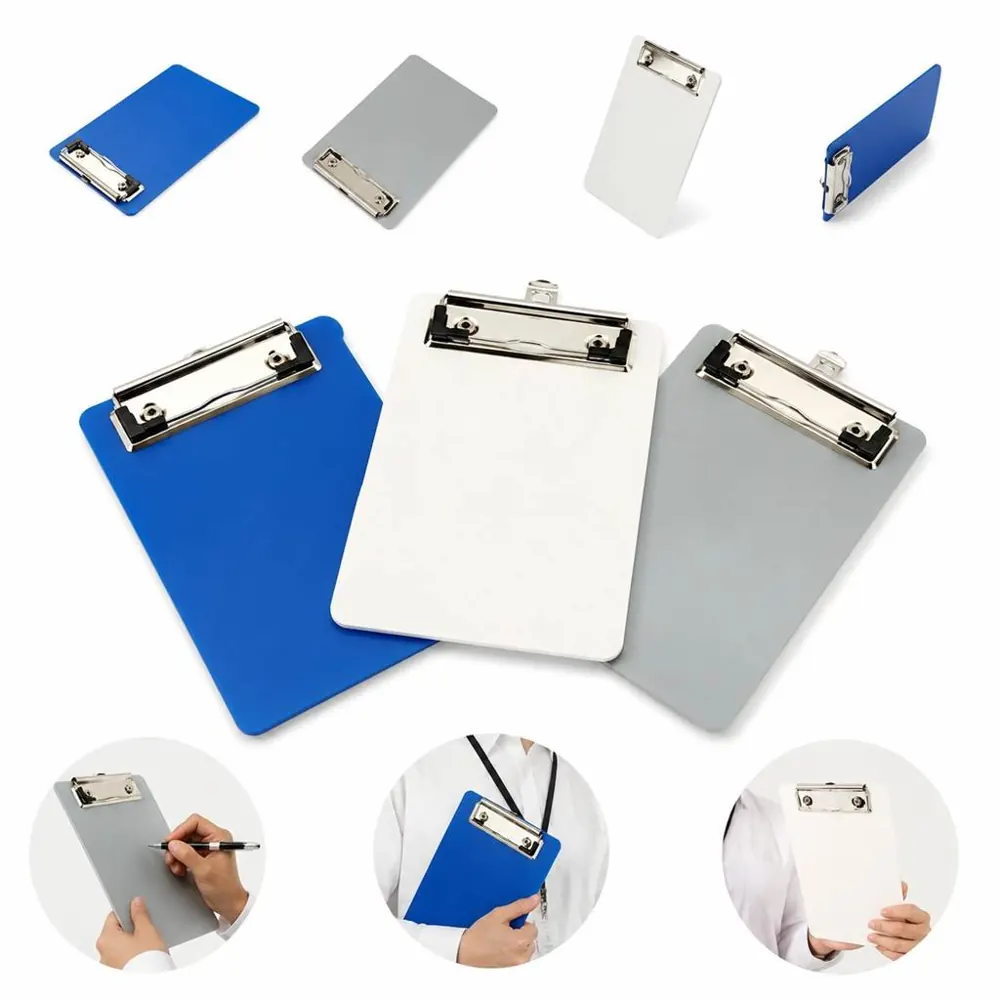 Mini Pocket Clipboard with Sturdy Clip for On-the-Go Writing 2