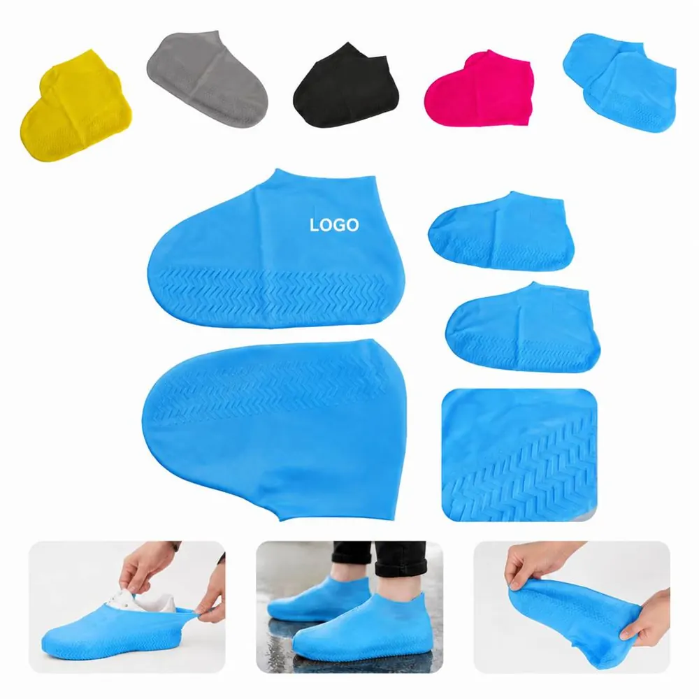 Non-slip Silicone Waterproof Shoe Covers for Rain & Mud