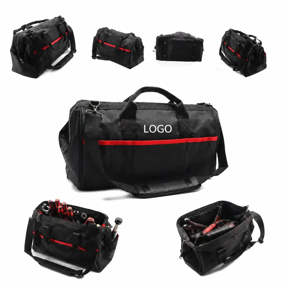 Reinforced Tool Bag with Waterproof Plastic Bottom