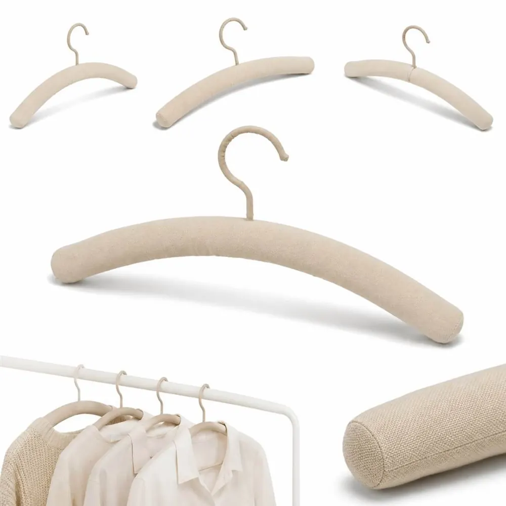 Fabric Padded Hanger with Non-Slip Wide Shoulder Design 2